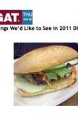Zagat : Top 5 Things We’d Like to See in 2011 Dining